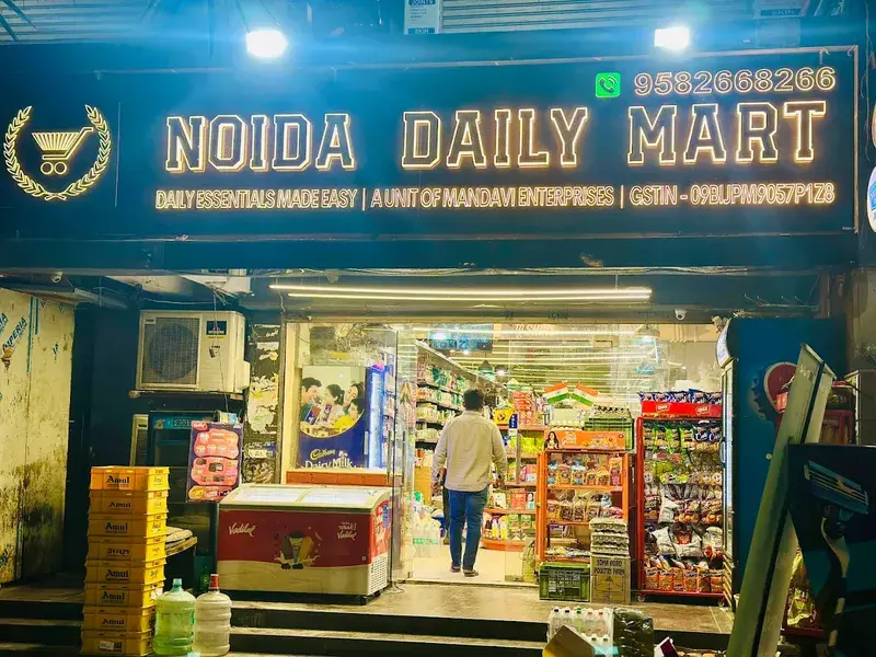 Inside a Noida Daily Mart store in Greater Noida — aisle 2