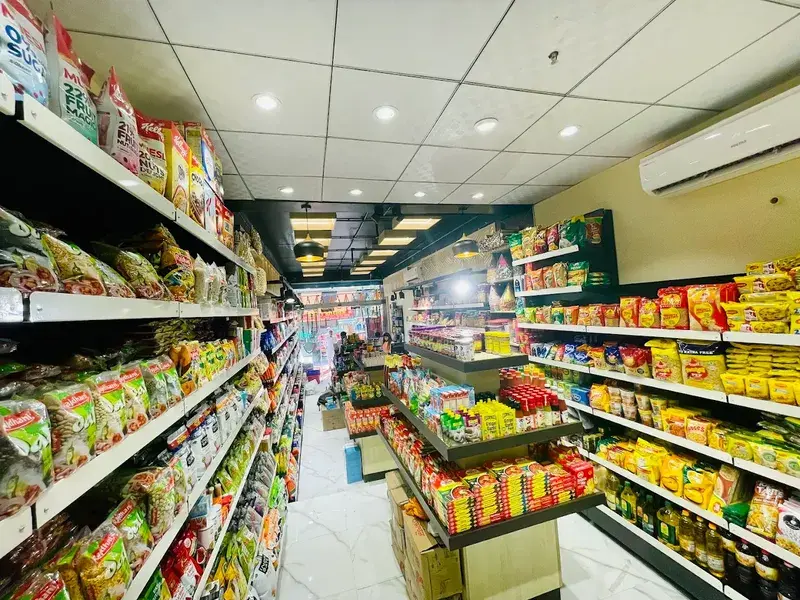 Inside a Noida Daily Mart store in Greater Noida — aisle 5