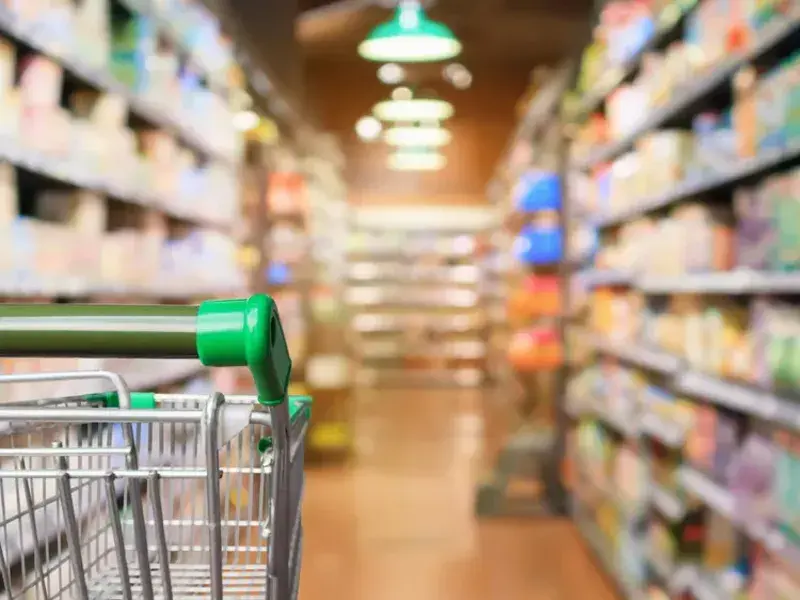 Inside a Noida Daily Mart store in Greater Noida — aisle 6