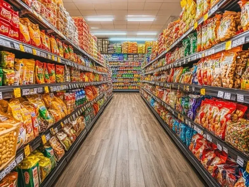 Inside a Noida Daily Mart store in Greater Noida — aisle 7