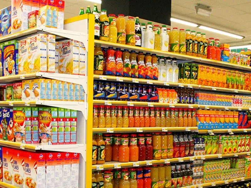 Inside a Noida Daily Mart store in Greater Noida — aisle 8